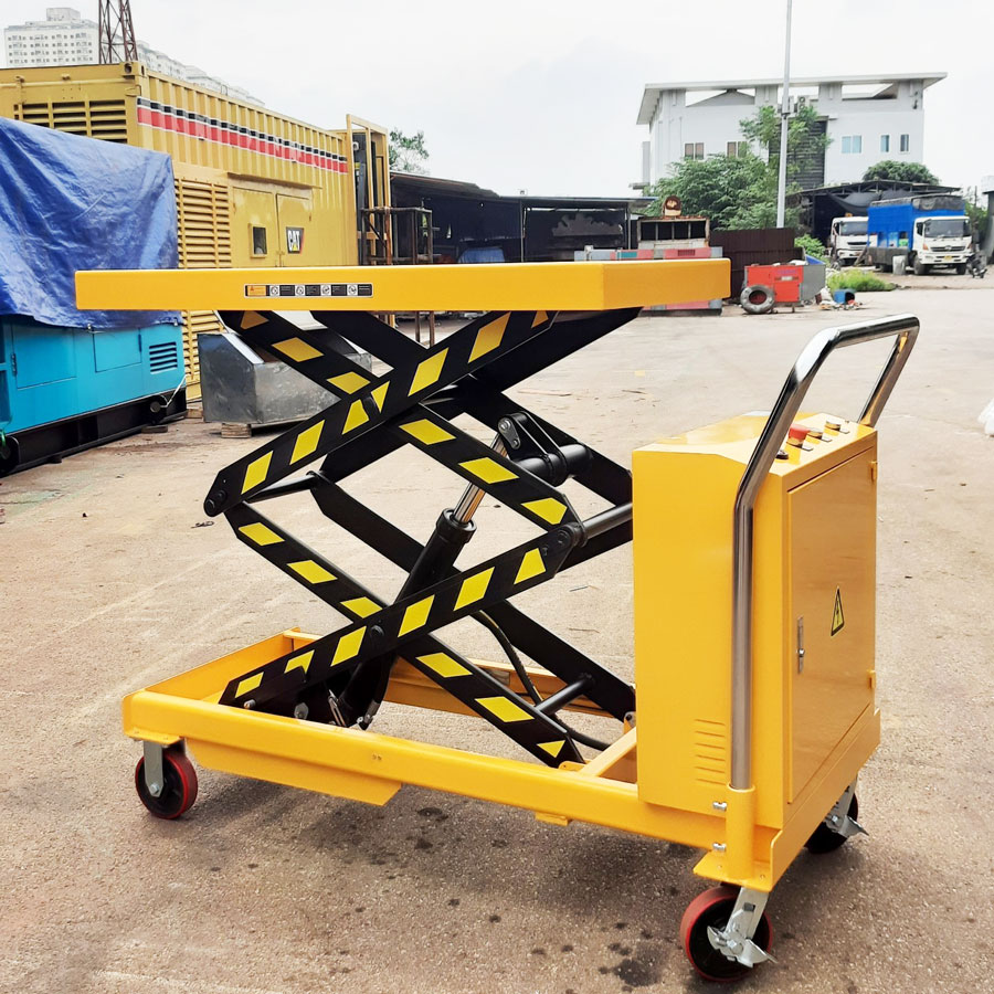 Bàn nâng điện di chuyển 1000kg nâng cao 1,7m