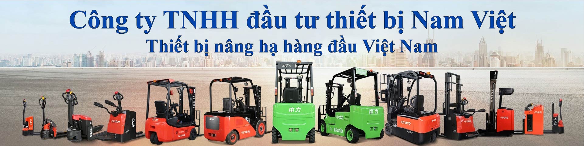 banner xe nang nam viet