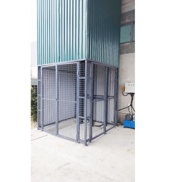 thang nâng hàng thuỷ lực 500kg nâng cao 4m nhập khẩu