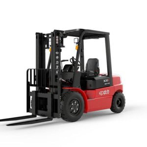 Xe nâng điện ngồi lái 3 tấn nâng cao 3m Pin Lithium EFX302 hãng IMOW